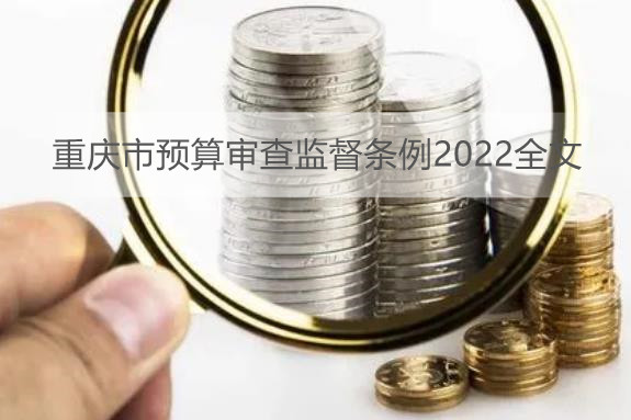 重庆市预算审查监督条例2022全文