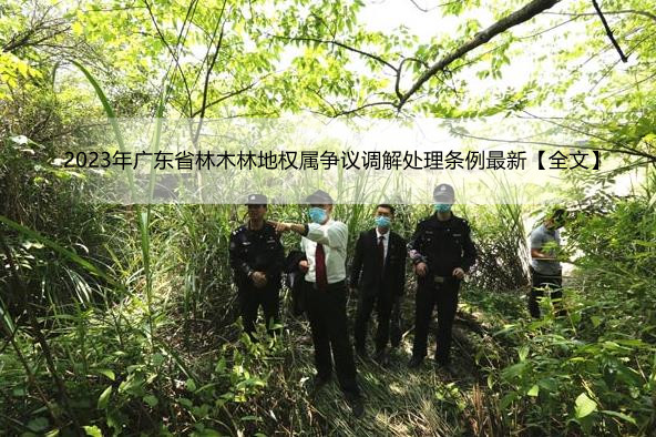 2023年广东省林木林地权属争议调解处理条例最新【全文】