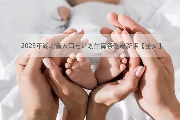 2023年湖北省人口与计划生育条例最新版【全文】